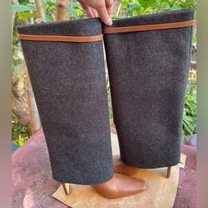 STAUD Fold Over Leather Boots - NEW!